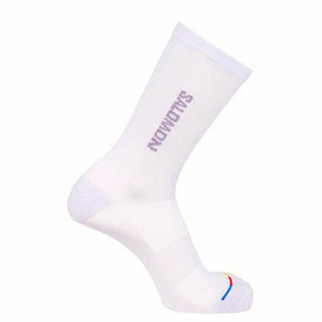 Chaussettes de Sport Salomon 365 Crew Cosmic Sky Blanc Trail