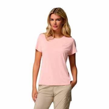 Maillot de Corps de Sport à Manches Coupe Columbia Zero Rules™ Light Ss Rose