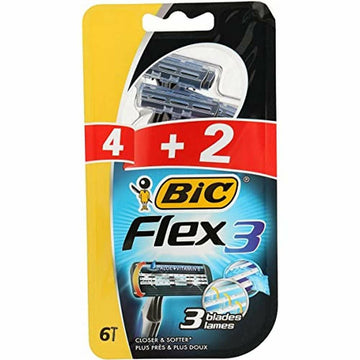 Rasoir Bic 009219 Noir (4 Unités) (6 uds)