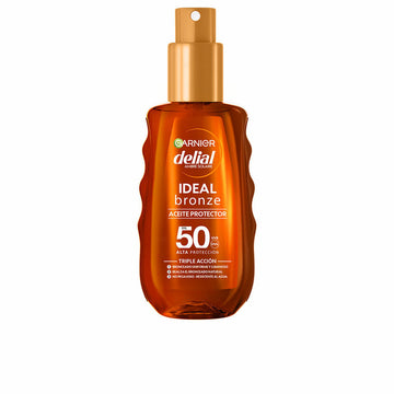 Huile Solaire Garnier Delial Ideal Bronze Spf 50 150 ml Bronzant Protecteur
