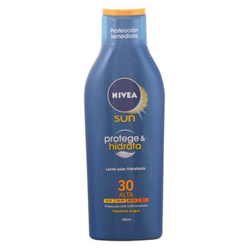 Lait solaire Nivea Protect And Moister Spf 30 200 ml