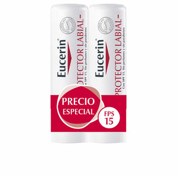 Baume à lèvres Eucerin Protector Labial Lote Spf 15 4,8 g Pack 2 Unités