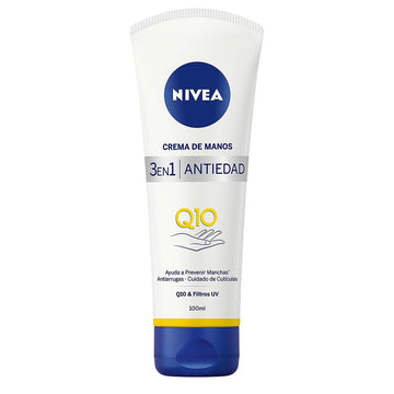Crème anti-âge mains Nivea Q10 100 ml 3-en-1