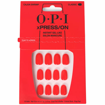 Faux ongles Opi #Cajun Shrimp Cajun Shrimp 30 Pièces