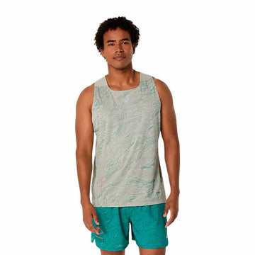 Débardeur Homme Asics Fujitrail Singlet Gris Gris clair