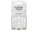 Faux ongles Elegant Touch Polished Colour Arrondie Quite White 24 Pièces (48 uds)