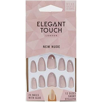 Faux ongles Elegant Touch Core Colour Blush suede (24 pcs)