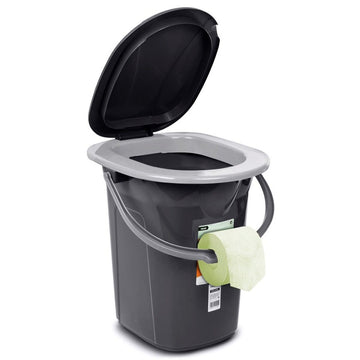 Toilette Portable Greenblue GB320AG Noir Gris 19 L