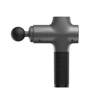 Pistolet de massage pour la relaxation et la récupération musculaire Havit MG1503 Noir 1800 mAh