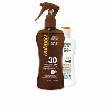Set de protection solaire Babaria Solar Aceite Coco Lote Spf 30 2 Pièces