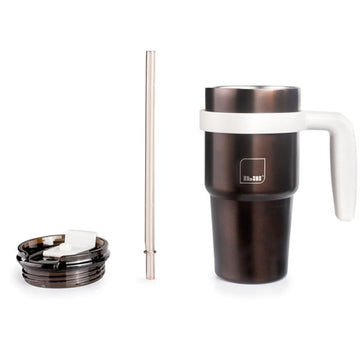 Tasse avec anse Ibili 669005 Gris Acier inoxydable