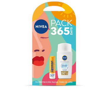 Crème Solaire pour le Corps en Spray Nivea Liposan Spf 50 Spf 50+ 2 Pièces