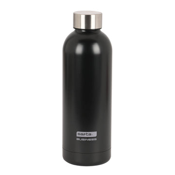 Bouteille Thermique en Acier Inoxydable Safta Black 500 ml Noir
