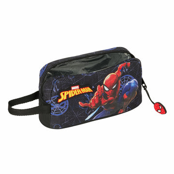 Sac glacière goûter Spider-Man Attack Noir 21,5 x 12 x 6,5 cm