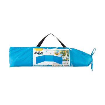 pare-vent de plage Aktive 200 x 75 x 84 cm Bleu