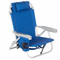 Chaise de Plage Aktive 50 x 53 x 78 cm Bleu
