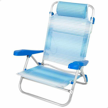Chaise Pliante Aktive 72 x 63 x 21 cm Celeste