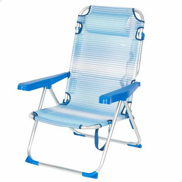 Chaise Pliante Aktive 48 x 60 x 90 cm Celeste