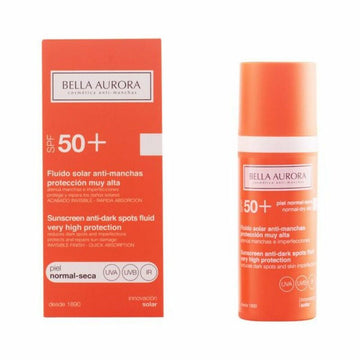 Fluide Solaire Anti-Tâches Bella Aurora 2526108 Spf 50 Spf 50+ 50 ml