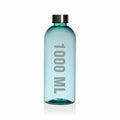 Bouteille d'eau Versa 1 L Bleu Acier polystyrène Composé 8,7 x 24,5 x 8,7 cm