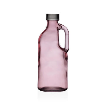 Bouteille d'eau Versa Rose verre Aluminium