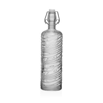 Bouteille d'eau Versa Transparent verre Aluminium 1 L 8,2 X 30,6 X 8,2 CM