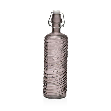 Bouteille d'eau Versa Gris verre Aluminium 1 L 8,2 X 30,6 X 8,2 CM