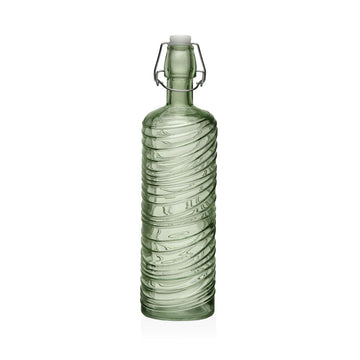 Bouteille d'eau Versa Vert verre Aluminium 1 L 8,2 X 30,6 X 8,2 CM
