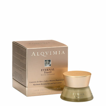 Crème anti-âge contour des yeux et des lèvres Alqvimia ETERNAL YOUTH 15 ml