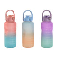 Bouteille d'eau Home ESPRIT Bleu Rose Turquoise Lila polypropylène PET 2 L (3 Unités)