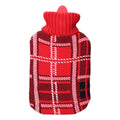 Bouillotte EDM 76773 Rouge Écossais Laine 2 L Plastique