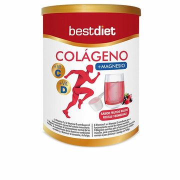 Collagène Best Diet Colágeno Con Magnesio En Polvo 250 g Magnésium Poudres Fruits rouges