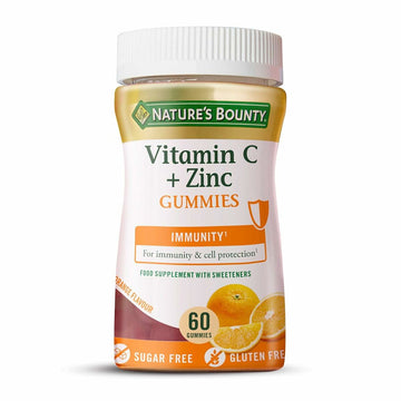 Supplément Alimentaire Nature's Bounty Vitamina C Zinc Bonbons gélifiés Vitamine C Zinc (x60)