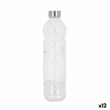 Bouteille Anna verre 1 L 8 x 8 x 31 cm (12 Unités)