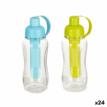 Bouteille CH42345-1 CH42345-1 Bleu Vert polypropylène Plastique 600 ml 7,5 x 21 x 9 cm 7,5 x 21 x 7 cm Bouchon de Dosage (24 Uni