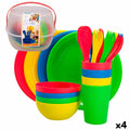Set de pique-nique Aktive 22,5 x 1,5 x 22,5 cm polypropylène (4 Unités)