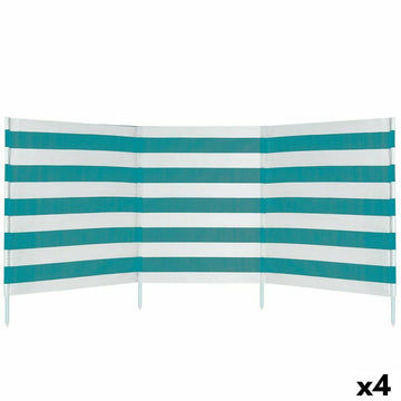 pare-vent de plage Aktive 480 x 102 x 1,5 cm (4 Unités)