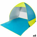 pare-vent de plage Aktive Bleu Vert Polyester 160 x 110 x 140 cm