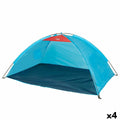 pare-vent de plage Aktive Bleu Polyester Oxford 210D 200 x 92 x 130 cm 200 x 130 x 92 cm
