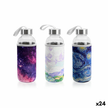 Bouteille d'eau Bewinner verre 400 ml (24 Unités)