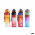 Bouteille d'eau Bewinner Multicouleur 1 L 7,8 x 28 cm (12 Unités)
