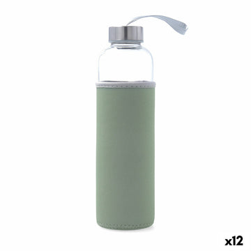 Bouteille d'eau Quid Quidate Gris verre 600 ml (12 Unités)