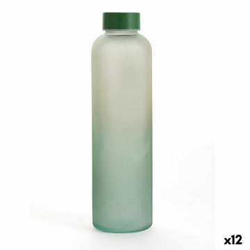 Bouteille d'eau Quid Quidate Vert verre 600 ml (12 Unités)