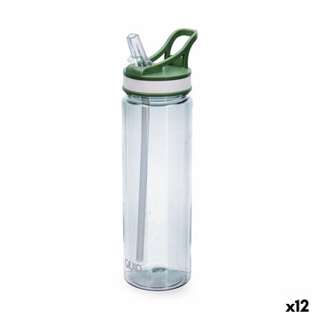 Bouteille d'eau Quid Quidate Vert Plastique 700 ml (12 Unités)