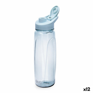 Bouteille d'eau Quid Quidate Bleu Plastique 720 ml (12 Unités)
