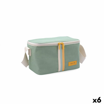 Sac Thermique Quid Sugar Vert 23 x 15 x 15 cm (6 Unités)