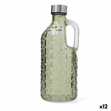 Bouteille d'eau Quid Calypso Vert verre 1 L (12 Unités)