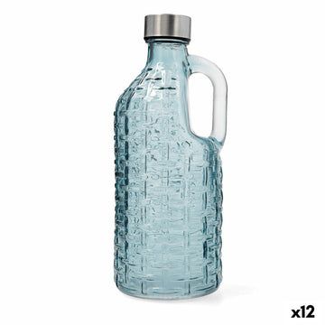 Bouteille d'eau Quid Calypso Bleu verre 1 L (12 Unités)