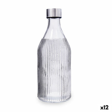 Bouteille d'eau Quid Maison Gris verre 1 L (12 Unités)